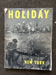 Vintage HOLIDAY Magazine April 1949 New York Issue Illustrated Travel Magazine Mid-Century Americana