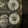 Lot of 2 Waterford Crystal Round Ball Taper Candle Holders Image 4