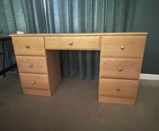 7 Drawer Bedroom Dressing Table / Desk /Vanity