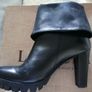 Lasocki black faux leather boot UK 6 new Image 2