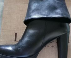 Lasocki black leather boot UK 6 new