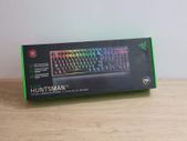 Razer Huntsman V2 Optical Gaming Keyboard @ Fastest Linear Optical Switches Gen-2 w/Sound Dampeners & 8000Hz Polling Rate - Doubleshot PBT Keycaps - Dedicated Media Keys & Dial - Ergonomic Wrist Rest