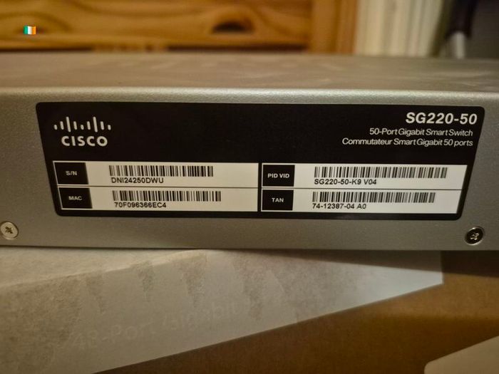 Cisco 50 port smart switch  - SG220-50