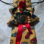 Exclusive Handmade Tie-Necklace  Sustainable Craft Fashion Image 3