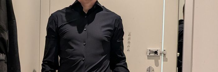 Hugo Boss Slim-fit shirt in a performance-stretch shirt