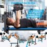 Adjustable Weight Bench with Dip Station Folding Heavy Duty Weight Lifting Bench Home Training Gym Multiuse Workout Bench (FREE POSTAGE) Image 2