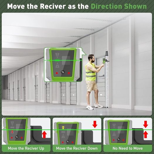 New Laser Level Receiver Detector 60m/196ft.
