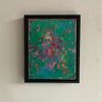 Framed Original Floral Painting Abstract Art Framed  Contemporary Art Painting  Original Gift Image 7