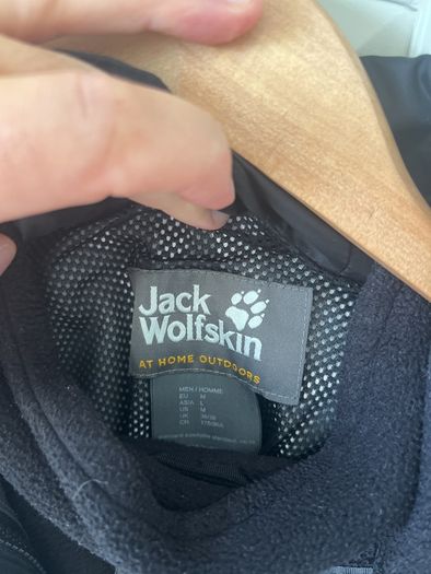 Jack Wolfskin Men's Black Outdoor Jacket Size M