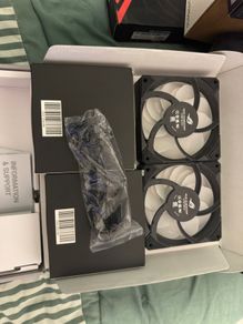 2x ASUS ROG MF-12S ARGB Magnetic Daisy-Chain Fans (120mm)