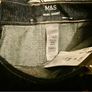 New marks and Spencer's denim pleated mini skirt Image 4