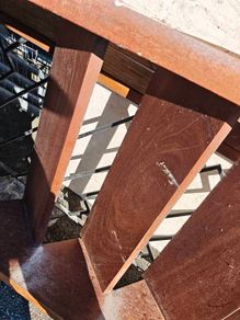 Oak stairs for sale. With art deco stello bannistraile