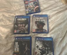 Call of Duty &  Ghost of Tsushima Games  Ps4 bundles