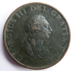 1799 George III 3rd Half-penny Coin