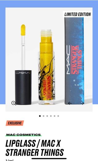 Mac Cosmetics Lipglass / Mac X Stranger Things Brand New
