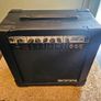 Aria electric guitar with Zoom Fire-15 Amp Image 3