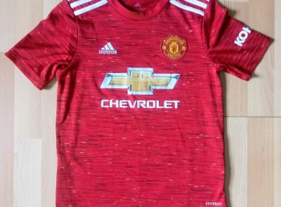 2020/21 Manchester United Adidas Home Jersey Size Age 11/12years