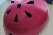 Skate Helmet - Gloss Fluro Pink S/M size
