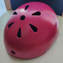 Skate Helmet - Gloss Fluro Pink S/M size