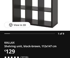 kallax 4x4 storage unit