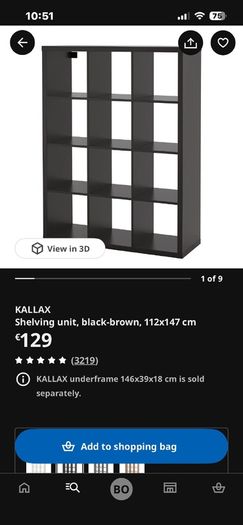 kallax 4x4 storage unit