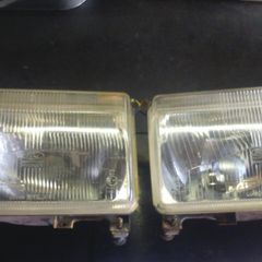 ford cargo head lamps and fuse box panel and dash clocks