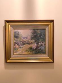 Original Deirdre O'Donnell Oil Painting (1994 Gallery Label)