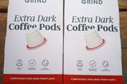 Grind Extra Dark Coffee Pods - 2 Pack (20 Home-Compostable Pods)