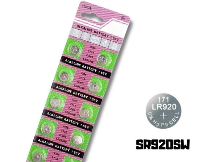 AG6 LR920 SR920SW 10PCS Button Batteries