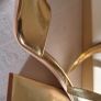 Public Desire Gold Block Heel Sandles. Image 6