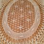Stunning Hand crochet lace linen tablecloth. Image 3