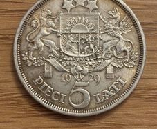 1929 Silver 5lati