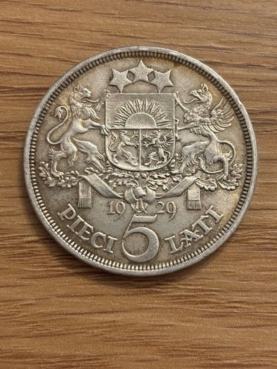 1929 Silver 5lati