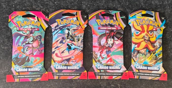 FREE Tracked Shipping. Pokemon Chaos Rising Sleeved Booster pack
