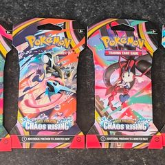 FREE Tracked Shipping. Pokemon Chaos Rising Sleeved Booster pack