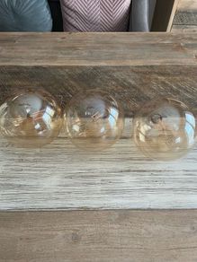 Osram vintage globe X 3
