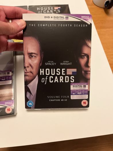 House of Cards. Season 1-4 DVD Sets. New.