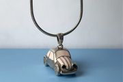 Unusual Sterling Silver Car Pendant
