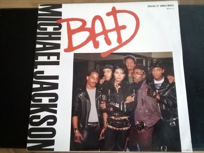 Michael Jackson: 'Bad' 12'' Colour Sleeve