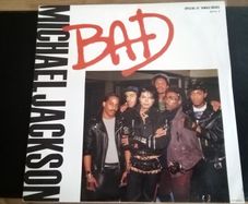 Michael Jackson: 'Bad' 12'' Colour Sleeve