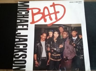Michael Jackson: 'Bad' 12'' Colour Sleeve