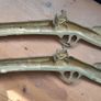 Pair of Solid Brass Muskets Image 2