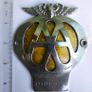 Vintage 1950s Jersey Automobile Association Car Badge - Channel Islands Aa Emblem Image 6