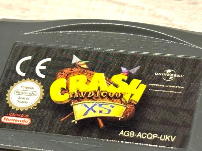 Crash Bandicoot XS for Game Boy Advance Boxed