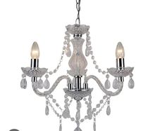 ceiling light  clear and chrome pendant ceiling chandelier
