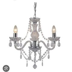 ceiling light  clear and chrome pendant ceiling chandelier