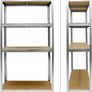 Set of 2  2 Heavy-Duty Workshop Shelving Units Image 2