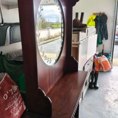 hard wood mirror piece