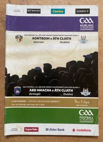 2010 Armagh v Dublin - GAA Senior Football Championship Round 3 Programme