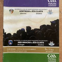 2010 Armagh v Dublin - GAA Senior Football Championship Round 3 Programme